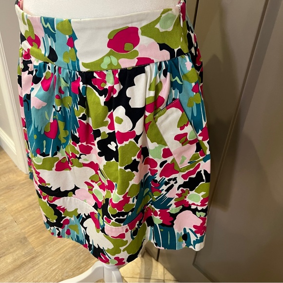 Aqua Brand Size Large Cotton Mix colorful skirt with pockets & invisible zipper - Picture 7 of 8